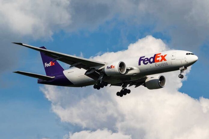 Frankfurt,,Germany,-,June,28,,2017:,Fedex,Cargo,Plane,At