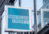 American Express sign displayed on a building