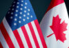 Canada Tariff Drama: House Challenges Trump American and Canadian flags close together