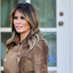 woman on brown trench coat