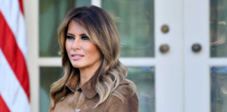 woman on brown trench coat