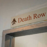 Sign above door reads Death Row