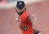 MLB Backlash Erupts Over Bible Caps SF Giants players draw backlash after writing Bible verses on Pride Night caps