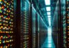 War Targets Shift: Data Hubs Become Battlefields Interior view of a data center with illuminated server racks