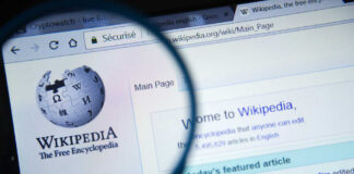 Wikipedia article page on a web browser