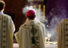 Bishops Warned: Don’t Become Ideology Enforcers Clergy in ornate vestments during a church service with incense smoke