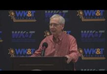 Nearly a month after hospitalization, Mitch McConnell's health remains