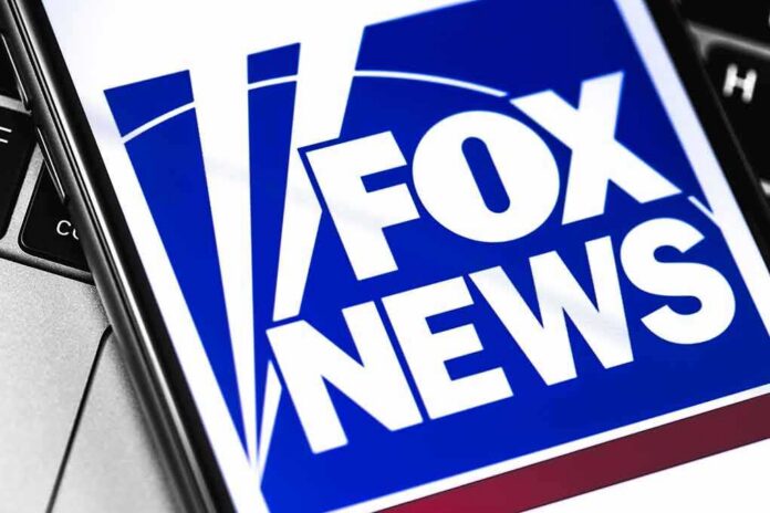 Fox News logo displayed on a smartphone screen