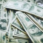 Stacks of U.S. hundred-dollar bills