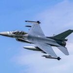 Bird Strike Rumors Swirl – Training Flight Turns Wild Fighter jet banking in the sky