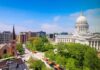Last-Minute Switch Jolts Missouri November Races Capitol building with dome overlooking a city park