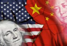 Beijing’s Worst Nightmare: Disperse, Then Devastate United States and China flags overlaid with currency portraits