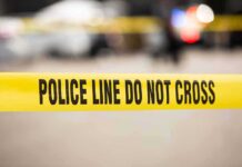 Truck Mows Crowd – Horror On The Field Yellow police tape reading 'POLICE LINE DO NOT CROSS' at a cordoned area